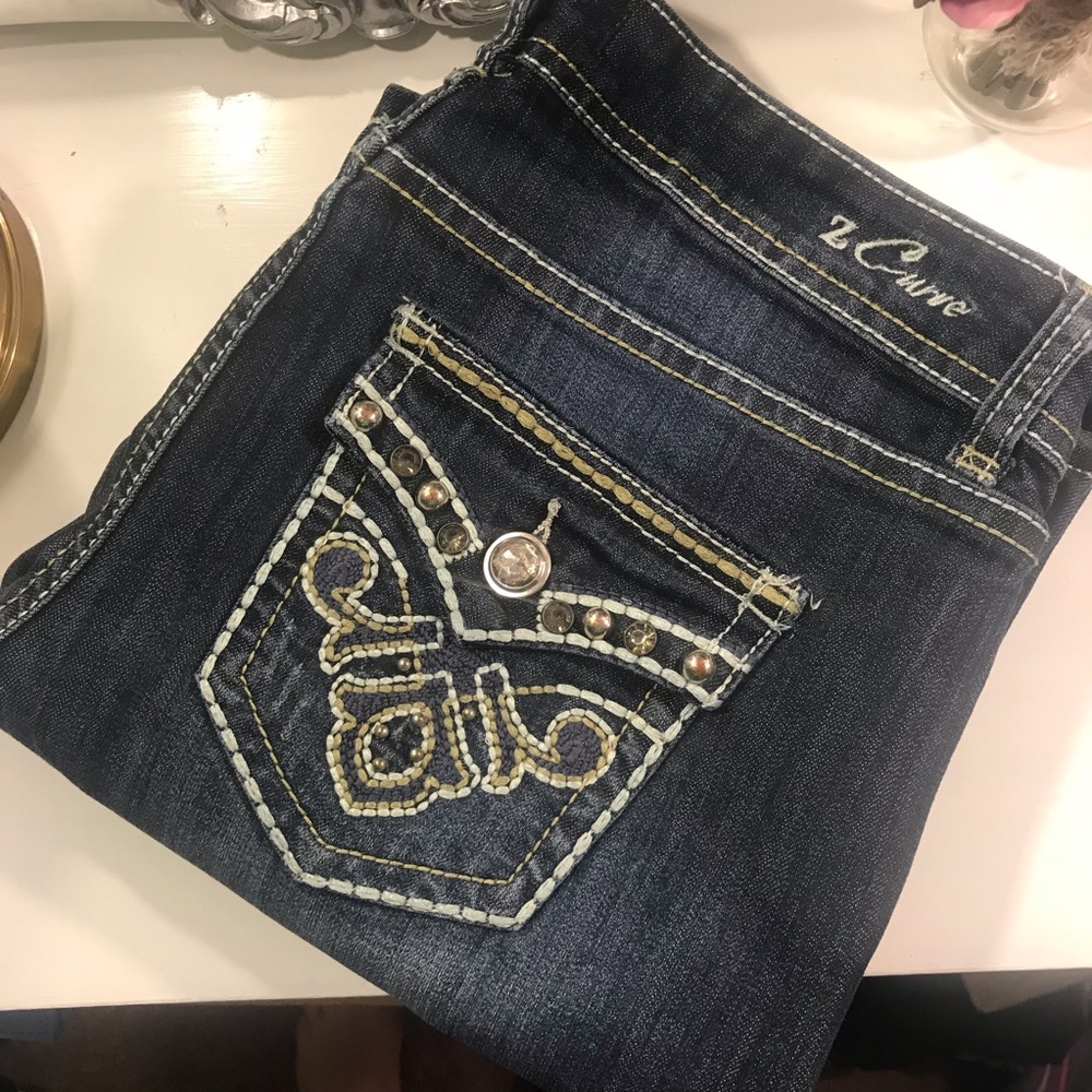 Z Curve Studded Jeans size 9/10 Juniors